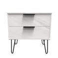 Hong Kong (Black Hairpin Legs) 2 Drawer Midi Chest