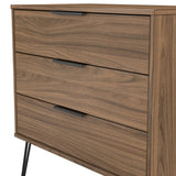 Hong Kong (Black Hairpin Legs) 3 Drawer Chest