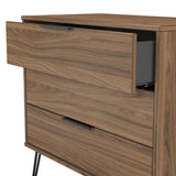 Hong Kong (Black Hairpin Legs) 3 Drawer Chest