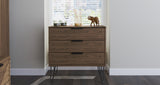Hong Kong (Black Hairpin Legs) 3 Drawer Chest