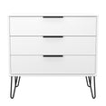 Hong Kong (Black Hairpin Legs) 3 Drawer Chest