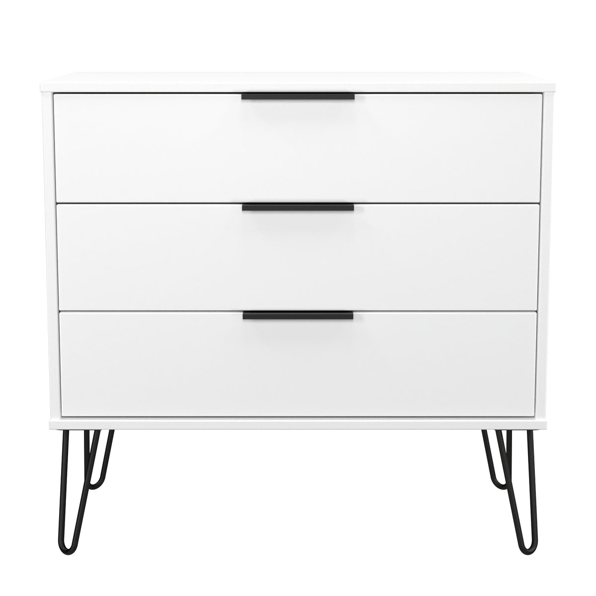 Hong Kong (Black Hairpin Legs) 3 Drawer Chest