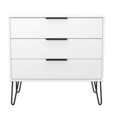 Hong Kong (Black Hairpin Legs) 3 Drawer Chest