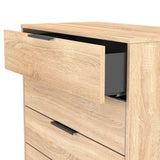 Hong Kong (Black Hairpin Legs) 4 Drawer Chest