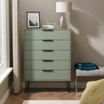 Hong Kong (Black Hairpin Legs) 5 Drawer Chest