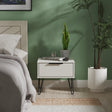 Hong Kong 1 Drawer Bedside Cabinet  with Legs