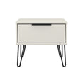 Hong Kong 1 Drawer Bedside Cabinet  with Legs