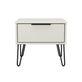 Hong Kong 1 Drawer Bedside Cabinet  with Legs