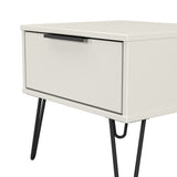 Hong Kong 1 Drawer Bedside Cabinet  with Legs
