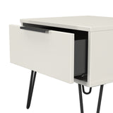 Hong Kong 1 Drawer Bedside Cabinet  with Legs