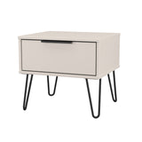 Hong Kong 1 Drawer Bedside Cabinet with Legs
