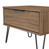 Hong Kong (Black Hairpin Legs) 1 Drawer Midi Chest with Legs