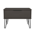 Hong Kong (Black Hairpin Legs) 1 Drawer Midi Chest with Legs