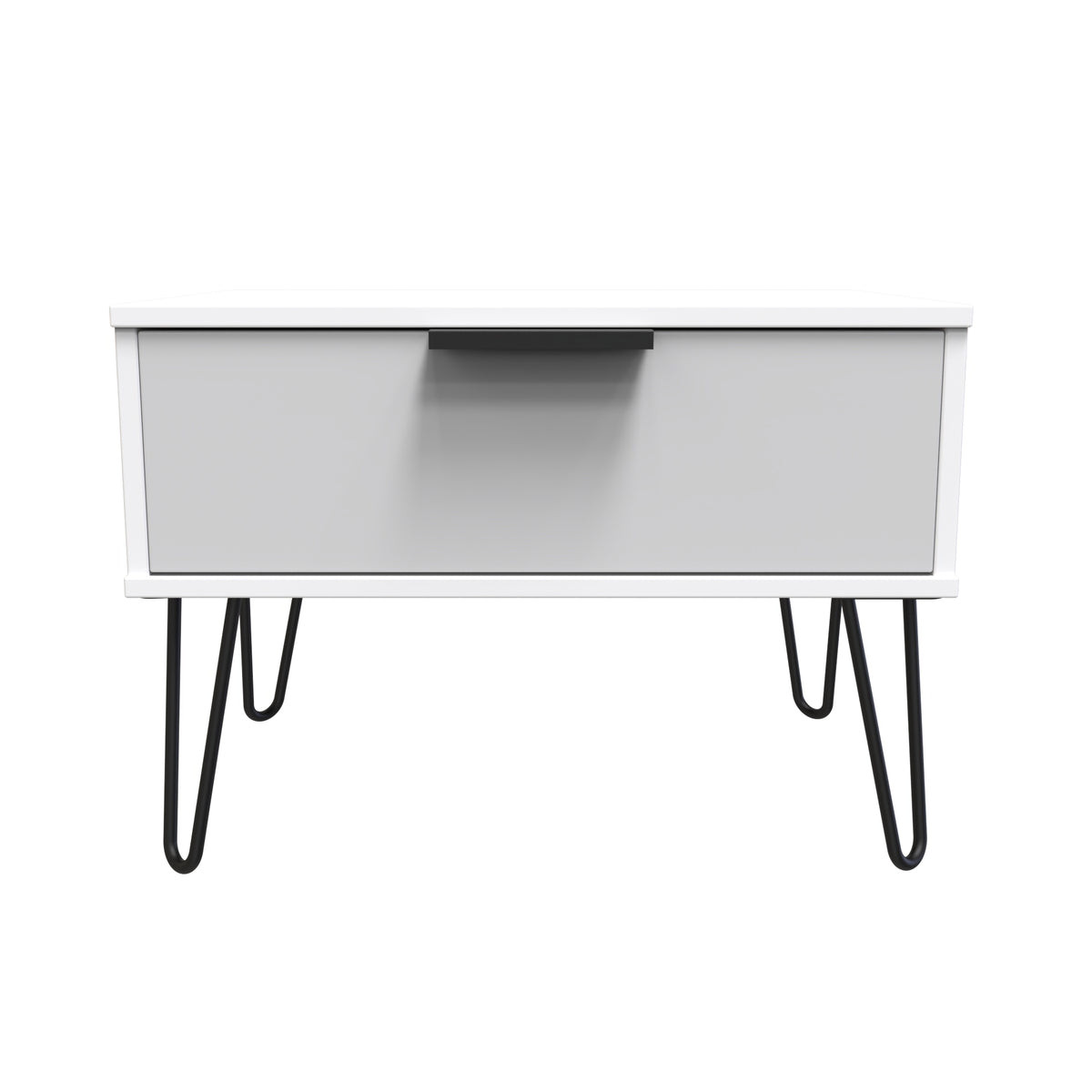 Hong Kong (Black Hairpin Legs) 1 Drawer Midi Chest with Legs