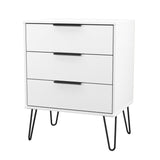 Hong Kong 3 Drawer Midi Chest with Legs