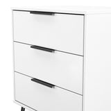Hong Kong 3 Drawer Midi Chest with Legs