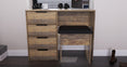 Hong Kong (Black Hairpin Legs) 4 Drawer Vanity
