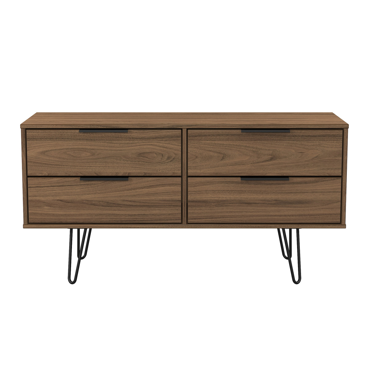 Hong Kong (Black Hairpin Legs) 4 Drawer Bed Box