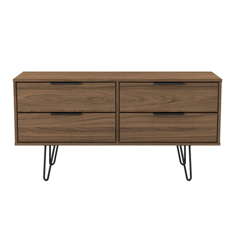 Hong Kong (Black Hairpin Legs) 4 Drawer Bed Box