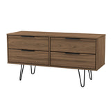 Hong Kong (Black Hairpin Legs) 4 Drawer Bed Box