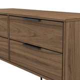 Hong Kong (Black Hairpin Legs) 4 Drawer Bed Box