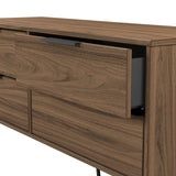 Hong Kong (Black Hairpin Legs) 4 Drawer Bed Box