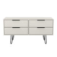 Hong Kong (Black Hairpin Legs) 4 Drawer Bed Box