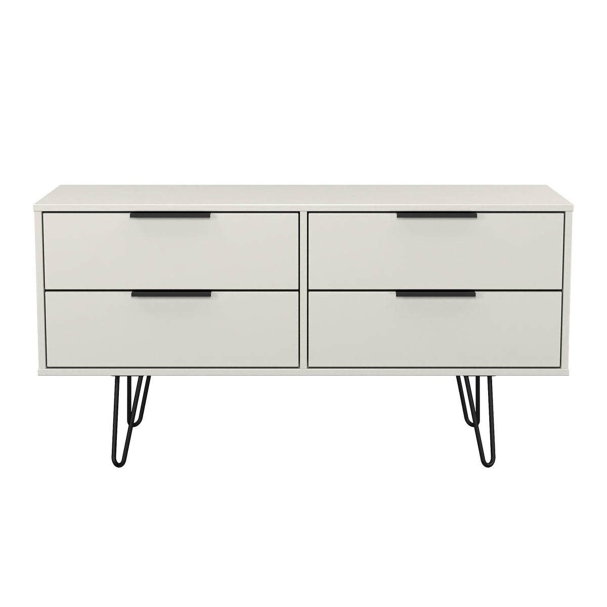 Hong Kong (Black Hairpin Legs) 4 Drawer Bed Box