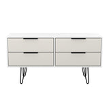 Hong Kong (Black Hairpin Legs) 4 Drawer Bed Box