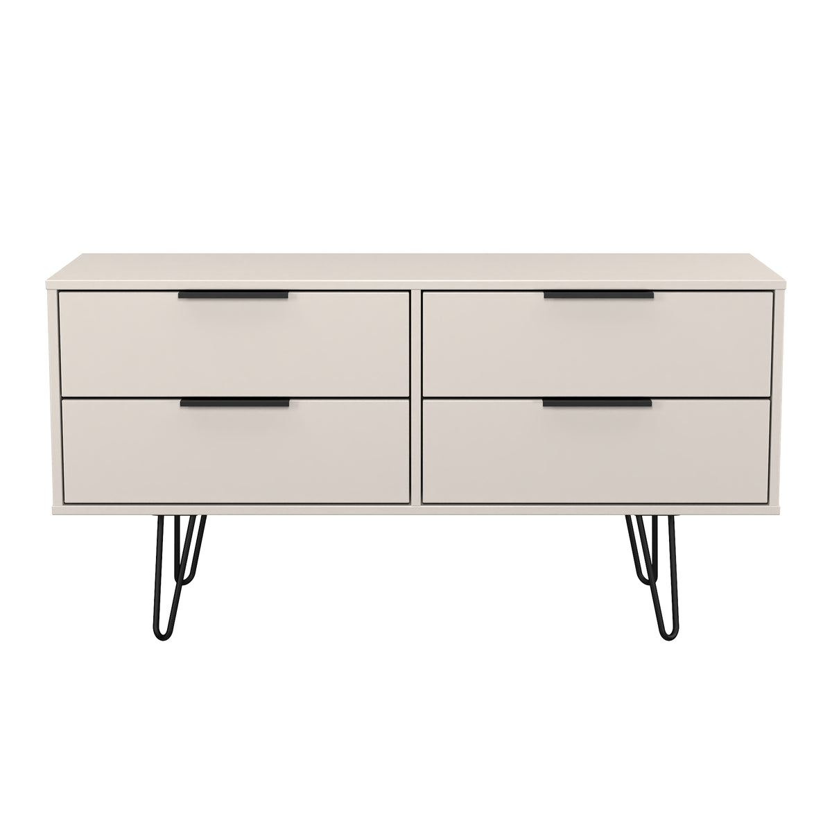 Hong Kong (Black Hairpin Legs) 4 Drawer Bed Box