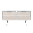 Hong Kong (Black Hairpin Legs) 4 Drawer Bed Box