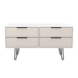 Hong Kong (Black Hairpin Legs) 4 Drawer Bed Box