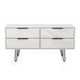 Hong Kong (Black Hairpin Legs) 4 Drawer Bed Box