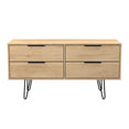 Hong Kong (Black Hairpin Legs) 4 Drawer Bed Box