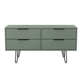 Hong Kong (Black Hairpin Legs) 4 Drawer Bed Box