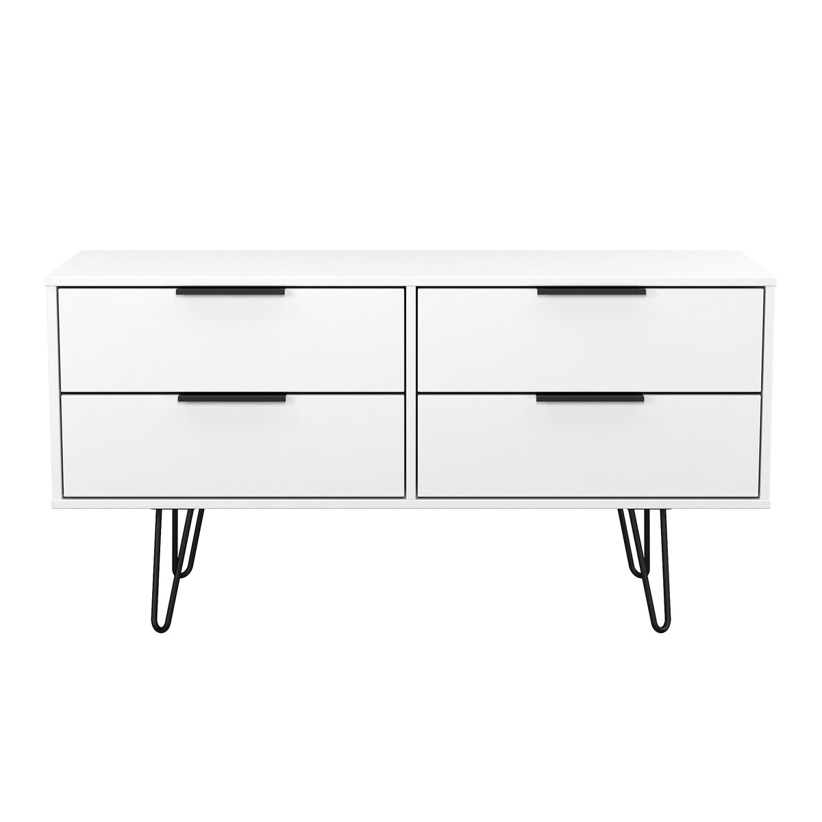 Hong Kong (Black Hairpin Legs) 4 Drawer Bed Box