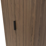 Hong Kong (Black Hairpin Legs) Tall Plain Wardrobe