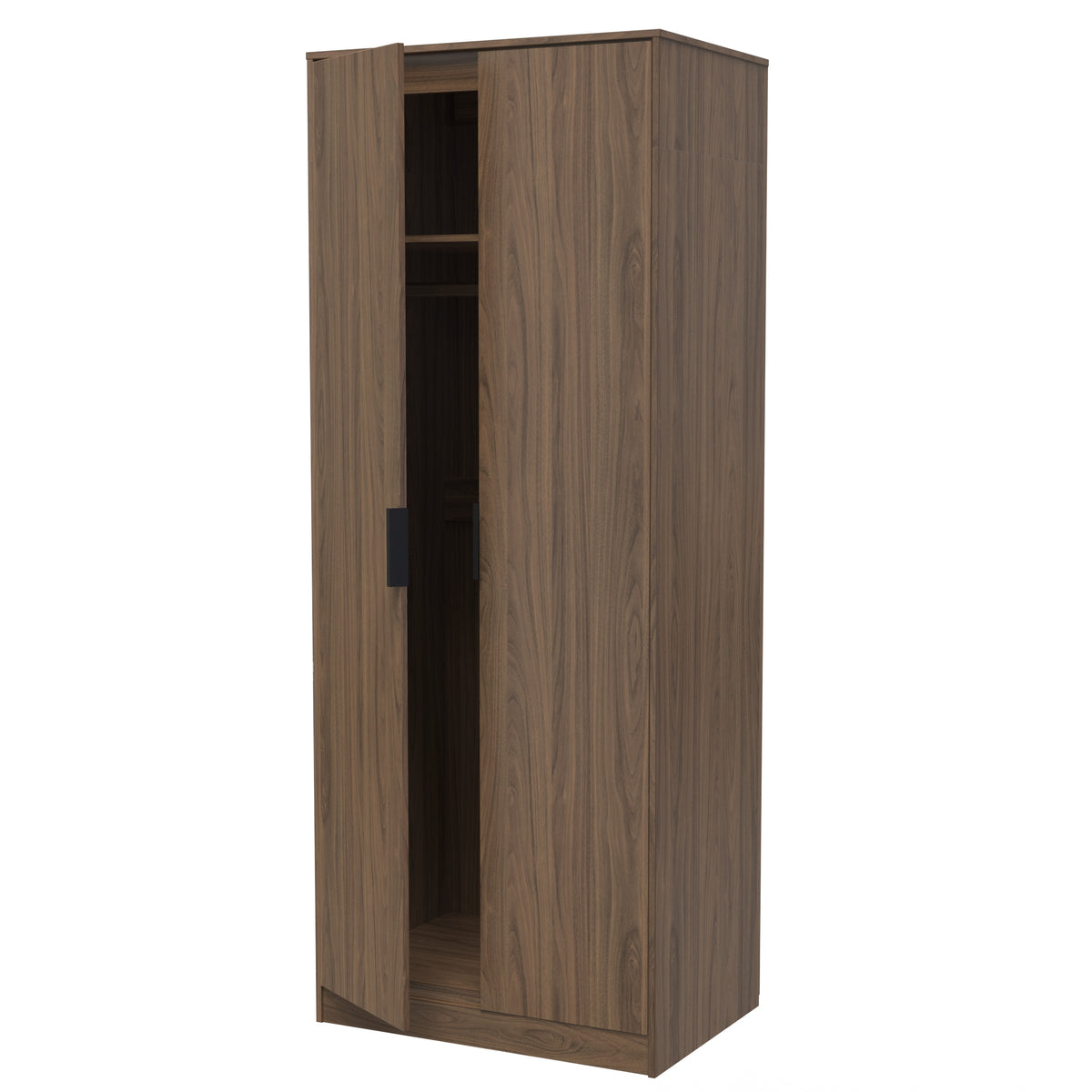 Hong Kong (Black Hairpin Legs) Tall Plain Wardrobe