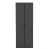 Hong Kong (Black Hairpin Legs) Tall Plain Wardrobe