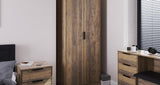 Hong Kong (Black Hairpin Legs) Tall Plain Wardrobe