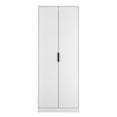 Hong Kong (Black Hairpin Legs) Tall Plain Wardrobe