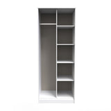 Hong Kong (Black Hairpin Legs) Tall Open Wardrobe