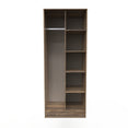 Hong Kong (Black Hairpin Legs) Tall Open Wardrobe