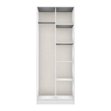 Hong Kong (Black Hairpin Legs) Tall Open Wardrobe