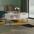 Hong Kong (Black Hairpin Legs) 1 Drawer Coffee Table