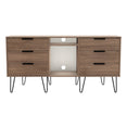 Hong Kong 6 Drawer TV Unit with legs