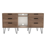 Hong Kong 6 Drawer TV Unit with legs