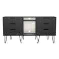 Hong Kong 6 Drawer TV Unit with legs