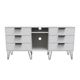 Hong Kong 6 Drawer TV Unit with legs