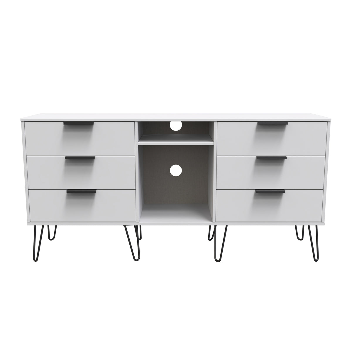 Hong Kong 6 Drawer TV Unit with legs